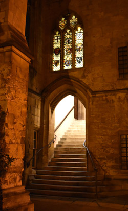 Oxford New College, steps to hall
