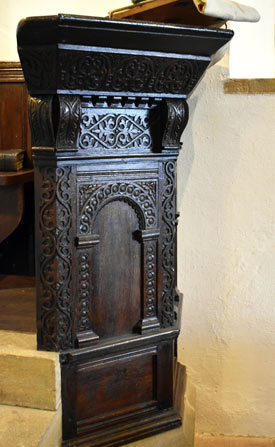 Babcary pulpit 1632