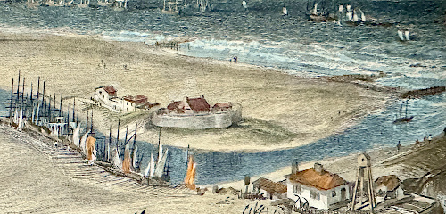 The Harbour Fort, Yarmouth, J.M.W. Turner, 1825