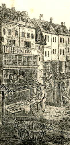 The Angel Inn, Market Place, Yarmouth, c.1820