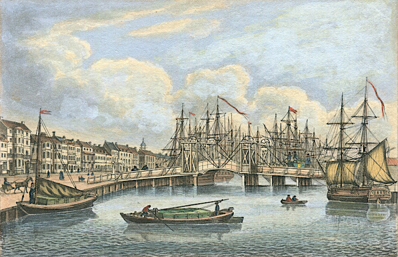 The Haven Bridge, Yarmouth, John Preston, 1820